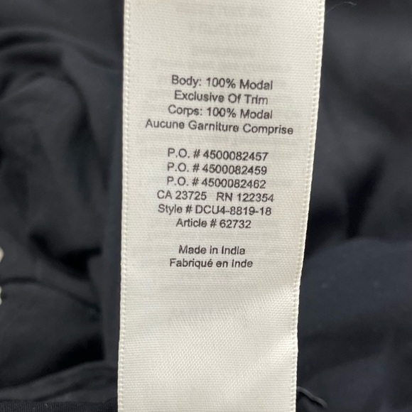 ARITZIA Wilfred Irène Jumpsuit Black M Lace Trimmed Crop Wide Leg Minimalist - Picture 12 of 16